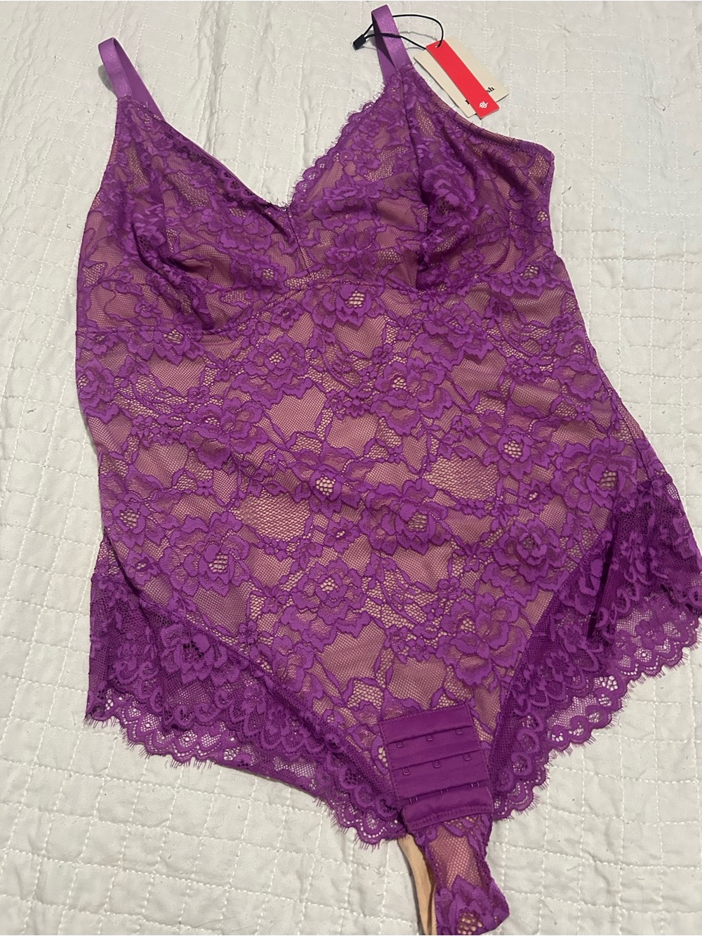 NWT Popilush Full Lace Bodysuit Shapewear XXL